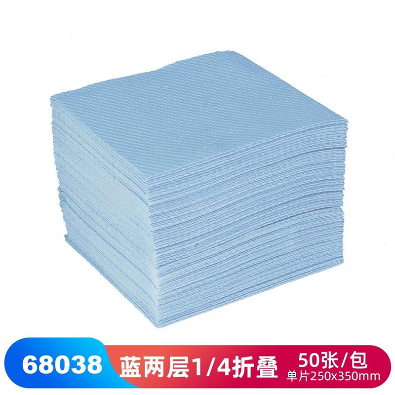 JEENOR潔諾 PONGEL L25  68038兩層1/4折疊式工業(yè)擦拭紙