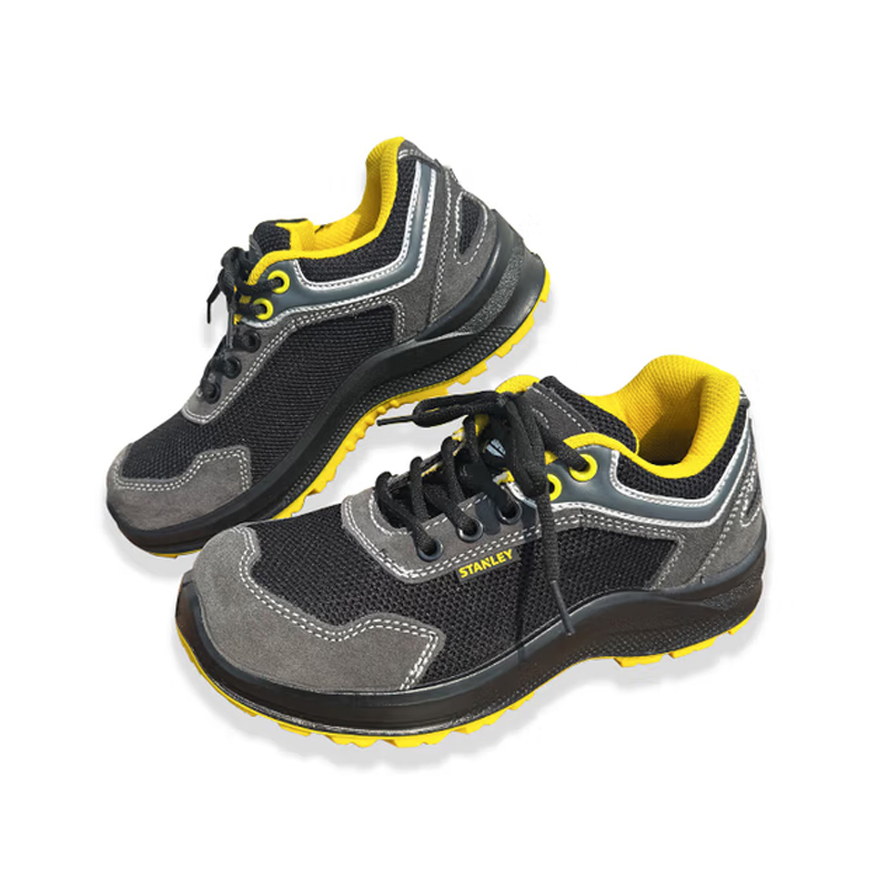 STANLEY史丹利ST6116灰黑色反毛牛皮防砸防刺穿安全鞋