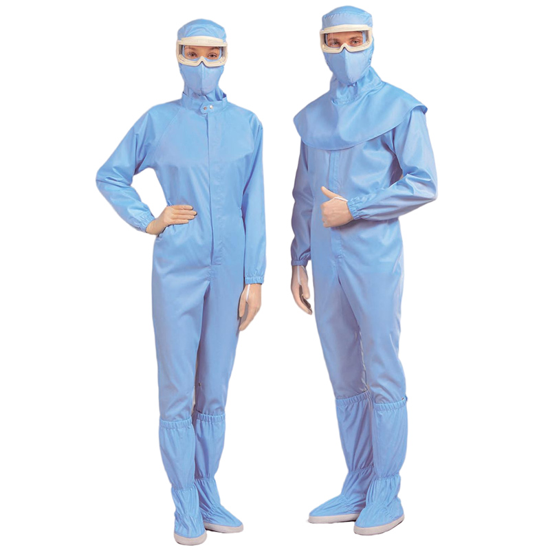 嘉柏利通L-2112X藍色二連體潔凈服