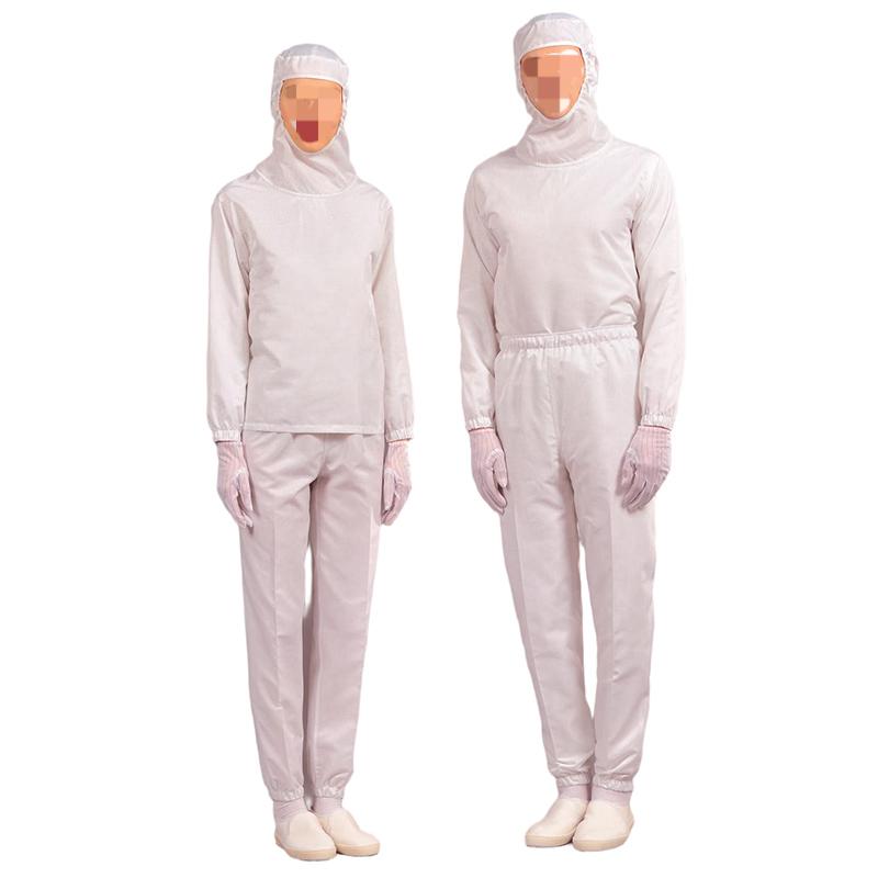 嘉柏利通F-1111白色套頭式分體潔凈服