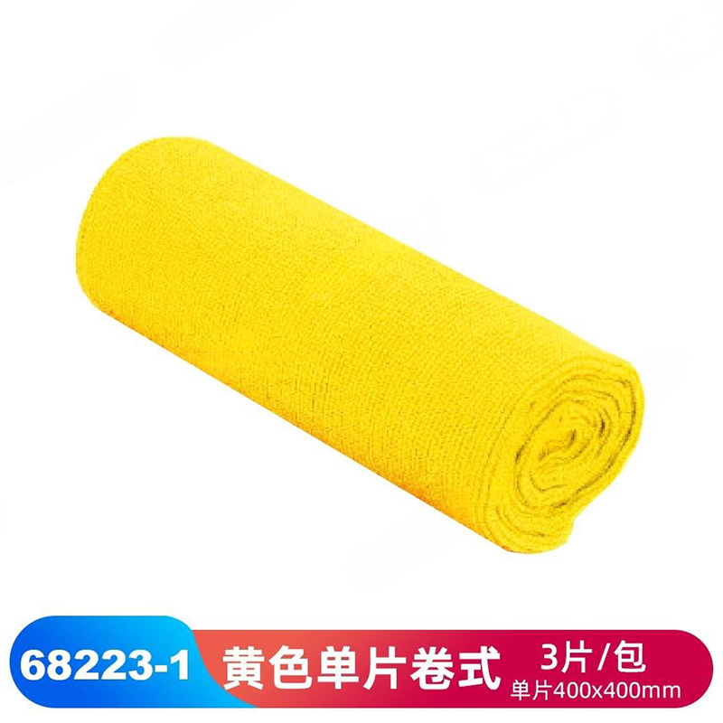 JEENOR潔諾 BCT 68223-1黃色超細(xì)纖維擦拭布