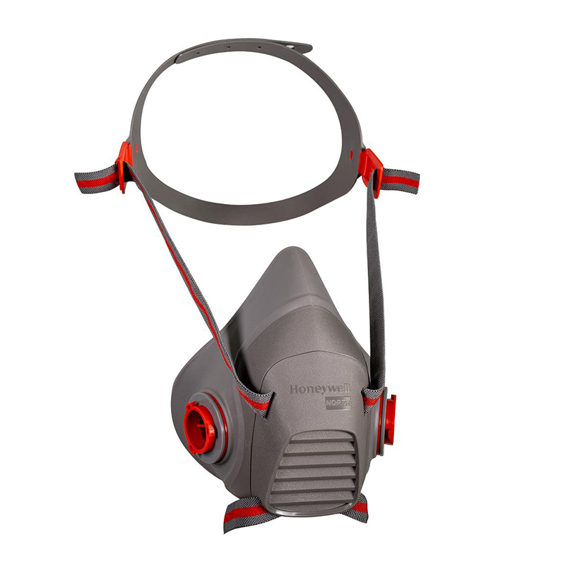 Honeywell霍尼韋爾RU75001M雙濾盒硅膠半面罩7500系列防毒面具