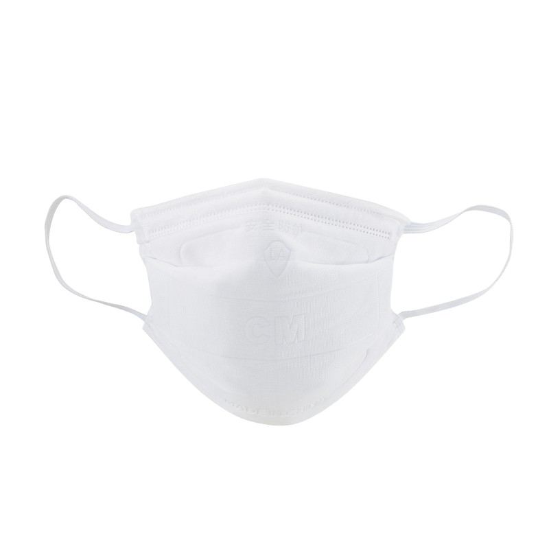 朝美2002白色濾菌款耳掛式KN90防塵口罩