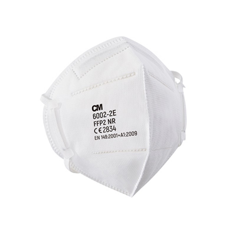 朝美6002-2E白色耳掛式FFP2防塵口罩