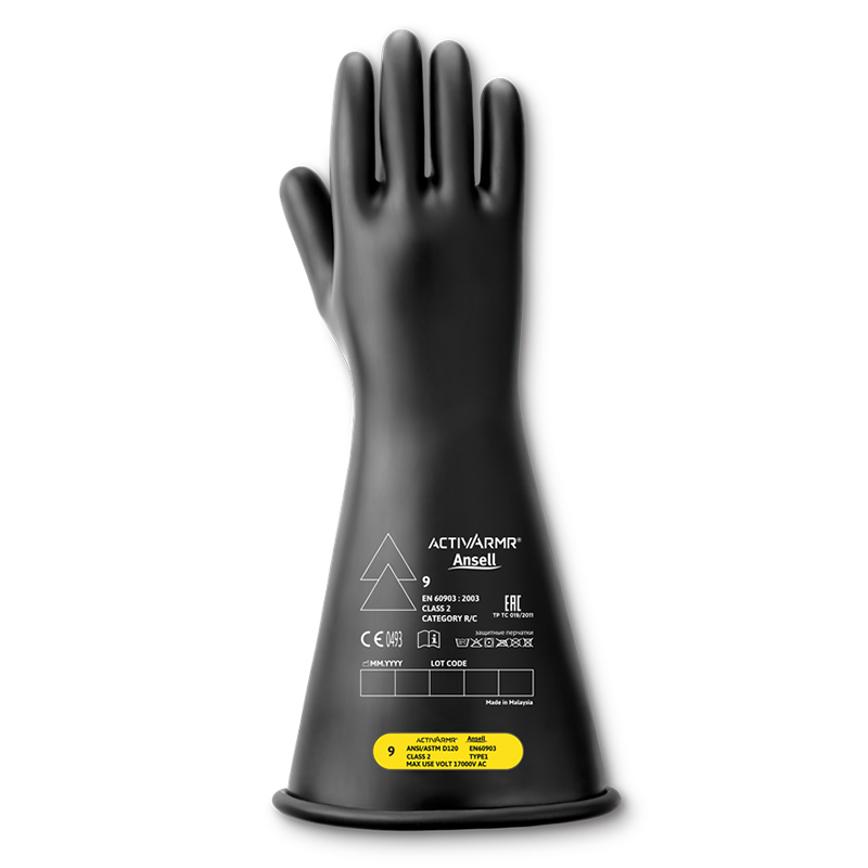 Ansell安思爾RIG216B ActivArmr電絕緣手套2級(jí)410毫米