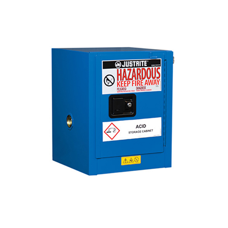 Justrite杰斯瑞特8604282 Chemcor熱塑危險(xiǎn)品存放工作臺(tái)式安全柜4加侖