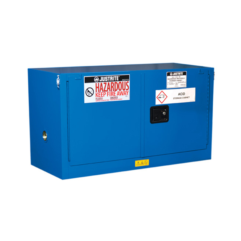 Justrite杰斯瑞特8617282 Chemcor熱塑危險(xiǎn)品存放背負(fù)式安全柜17加侖