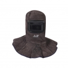 友盟AP-3001碳啡色牛皮電焊頭罩