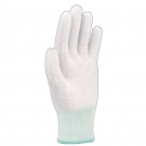 好員工D1302白色滌綸點(diǎn)塑手套