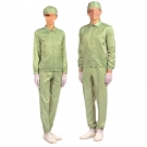 嘉柏利通F-2214綠色翻領(lǐng)拉鏈式分體潔凈服