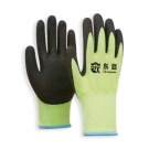 東顯18-1-014 18針HPPE丁腈涂層防割手套