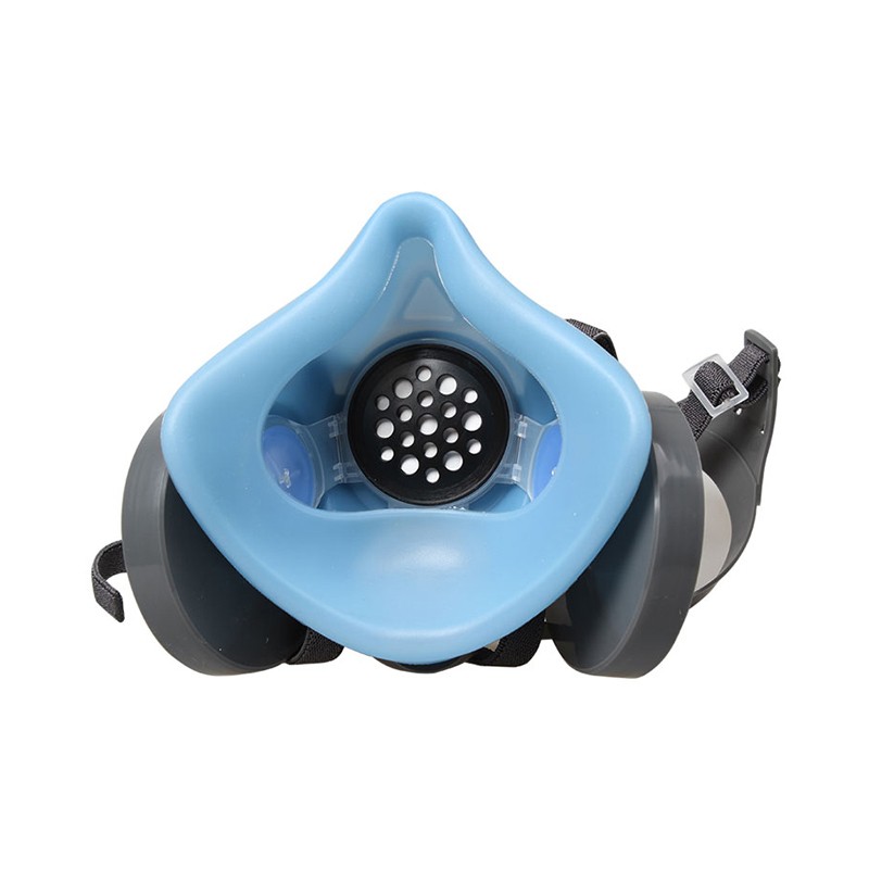 思創(chuàng)ST-502-1B硅膠雙罐半面罩防毒面具圖片3