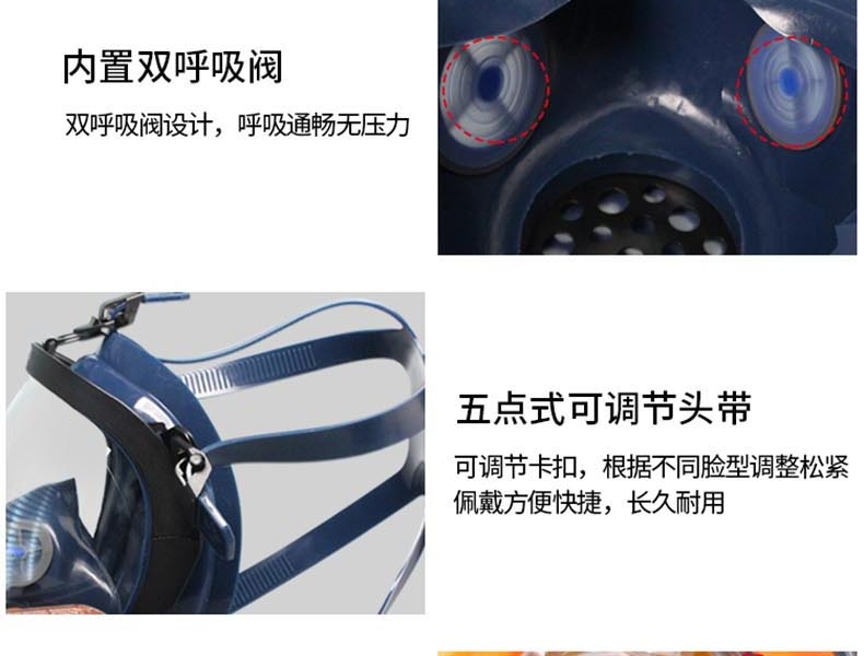 思創(chuàng)ST-S100-1硅膠球面防毒面具圖片12
