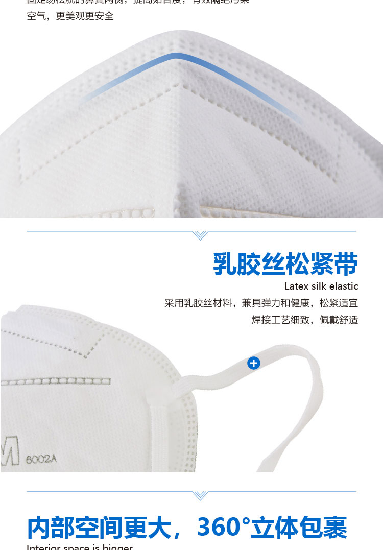 朝美6002A-2 KN95防塵口罩圖片6