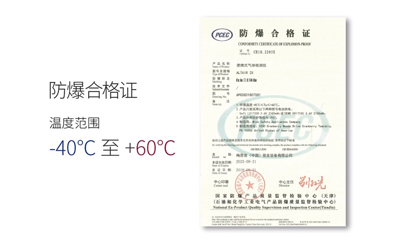 梅思安10196225（國產(chǎn)版）天鷹2XT雙氣體檢測儀圖片7