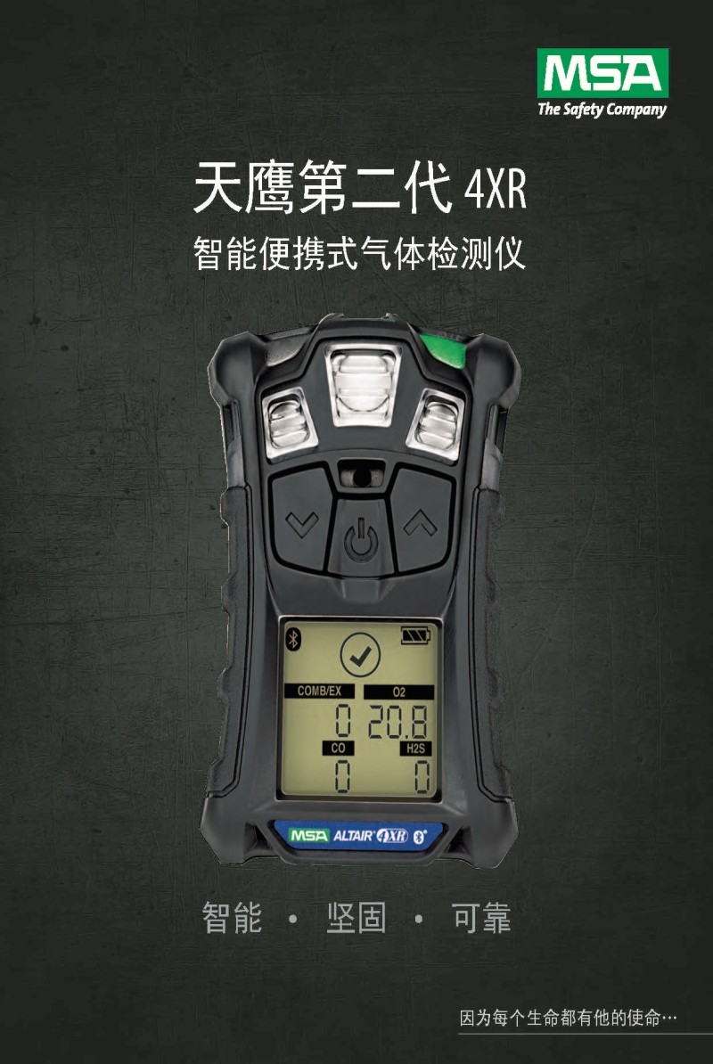 梅思安10196258（國產(chǎn)版）天鷹4XR藍(lán)牙版多種氣體檢測(cè)儀圖片2