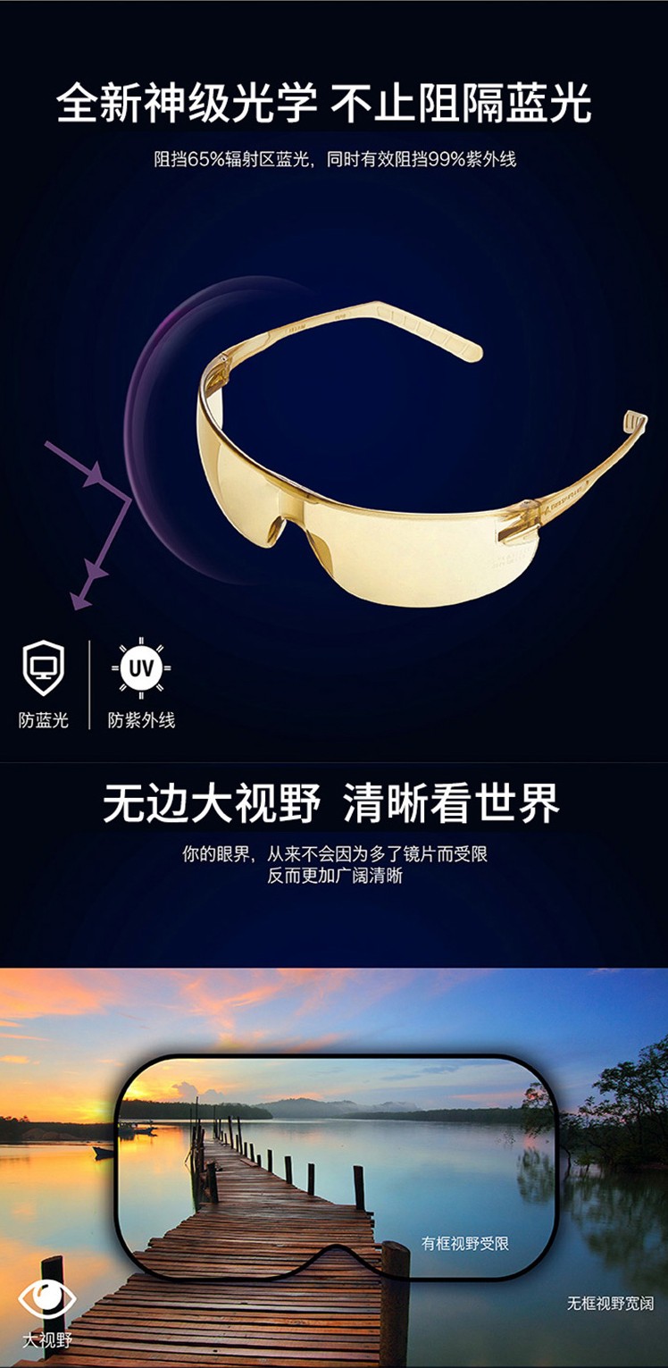 代爾塔101143HELIUBB防霧防護(hù)眼鏡圖3