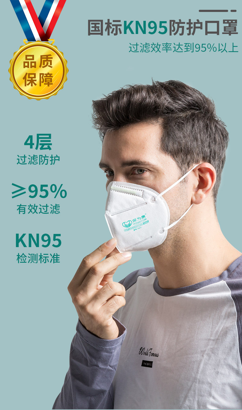 保為康1890 KN95過濾式防塵口罩圖片4