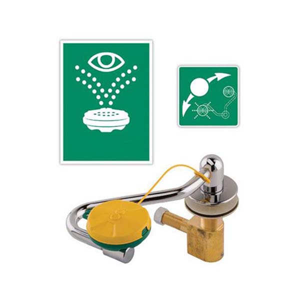 哈沃斯7611水槽安裝式洗眼/臉器圖片