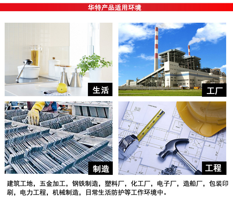 華特防污牛仔套袖圖片13