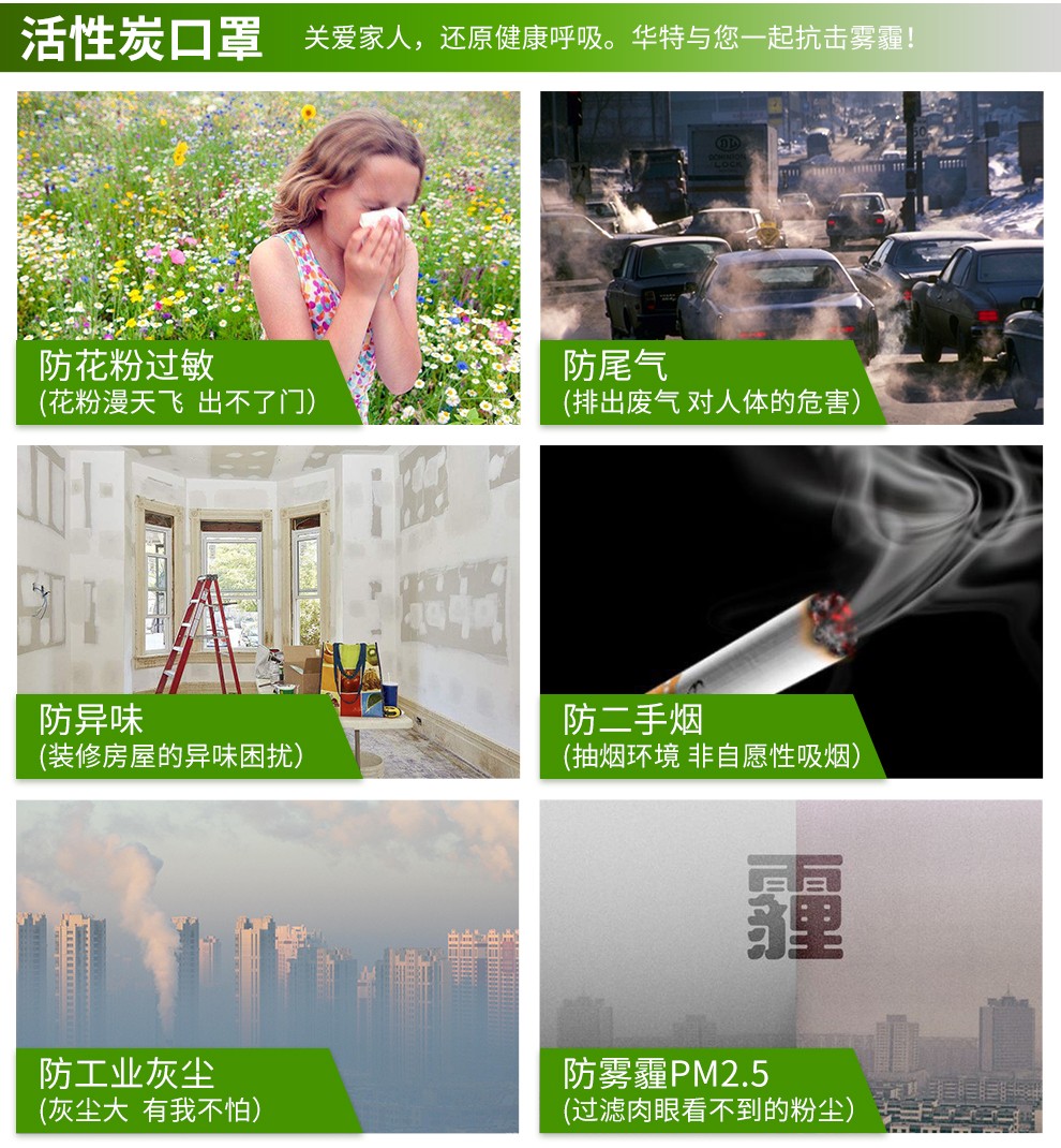 華特9520V防霧霾防塵口罩圖片6