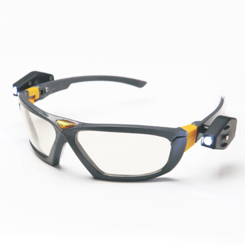 以勒801D側(cè)翼LED照明防護(hù)眼鏡圖片