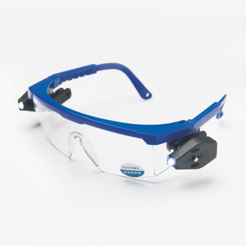以勒9988D側(cè)翼LED照明防護(hù)眼鏡圖片