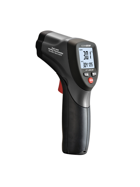 華盛昌DT-8863B專業(yè)型雙激光快速型紅外線測(cè)溫儀圖片3