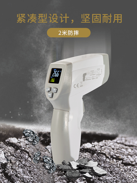 華盛昌DT-827迷你型專業(yè)級紅外線測溫儀圖片2