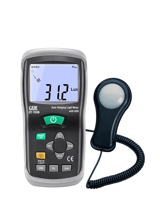 華盛昌DT-1309多功能數(shù)字式照度計(jì)圖片4