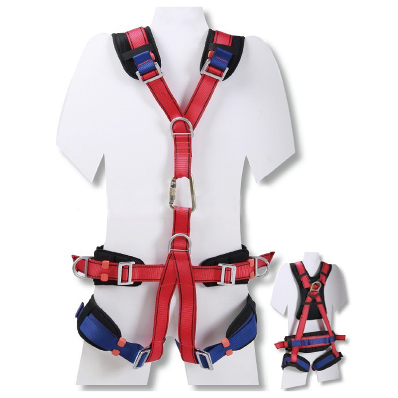建鋼680502全身豪華型五點(diǎn)紅色安全帶圖片