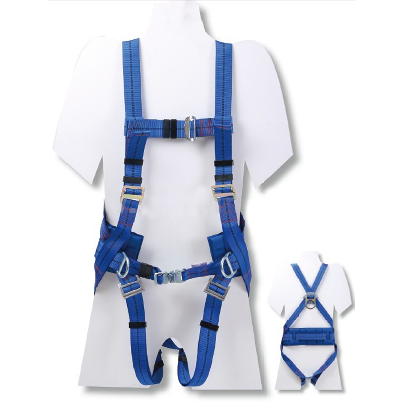 建鋼680301全身三點(diǎn)式藍(lán)色安全帶圖片