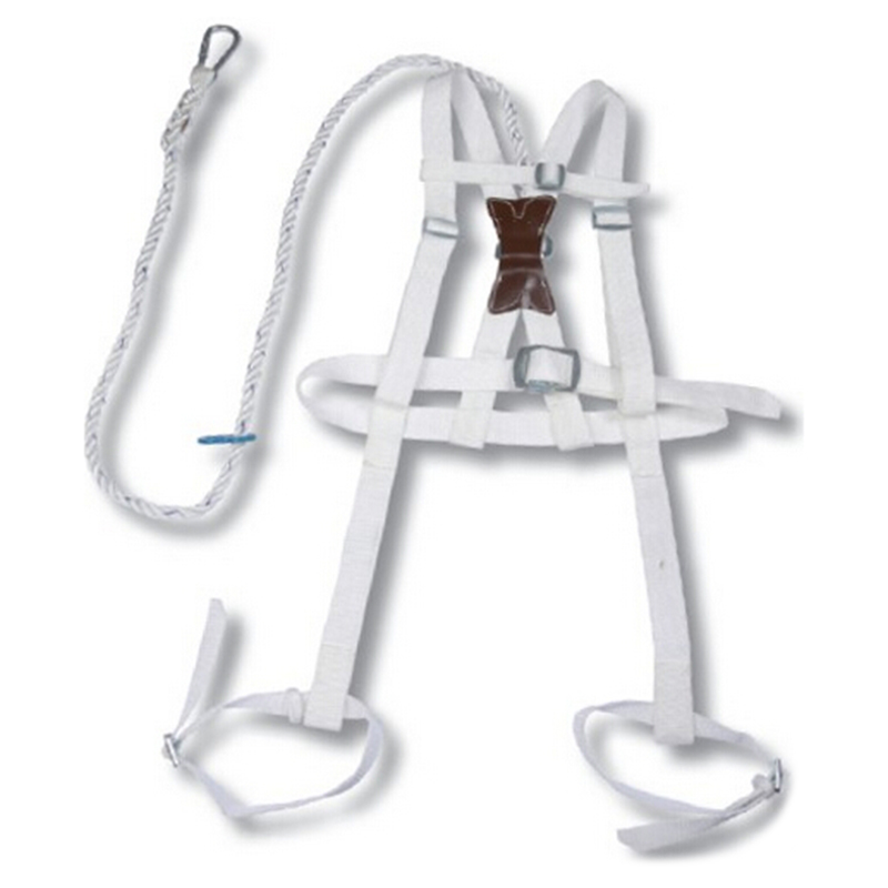 建鋼白色高空阻燃單掛點(diǎn)安全帶圖片