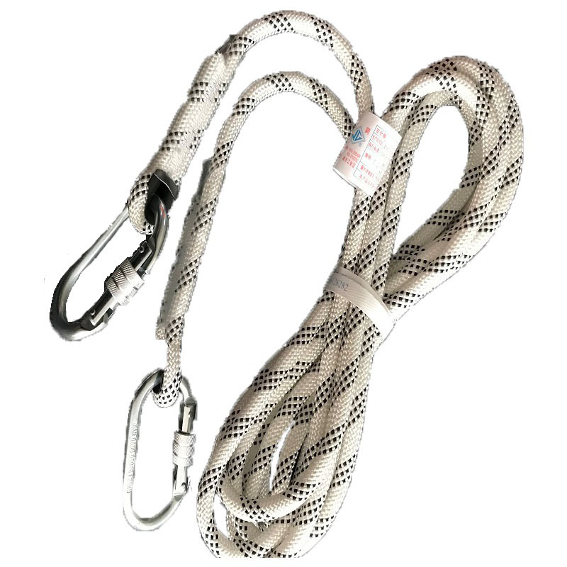 建鋼20mm滌綸三股雙小鉤安全繩圖片