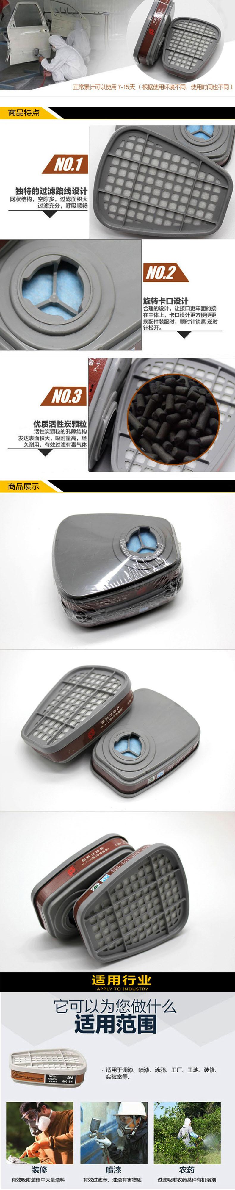 普達(dá)3號濾毒盒套裝圖片