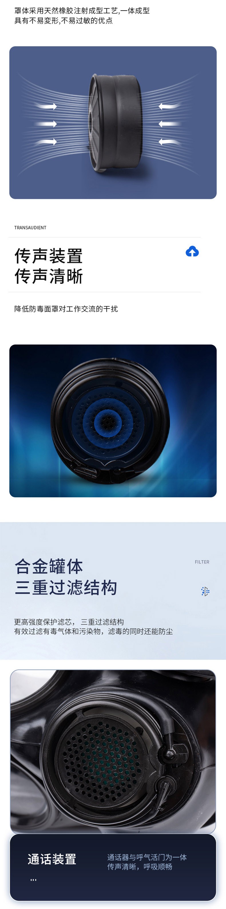 新華MF20B（FMJ08式）防毒面具圖片2