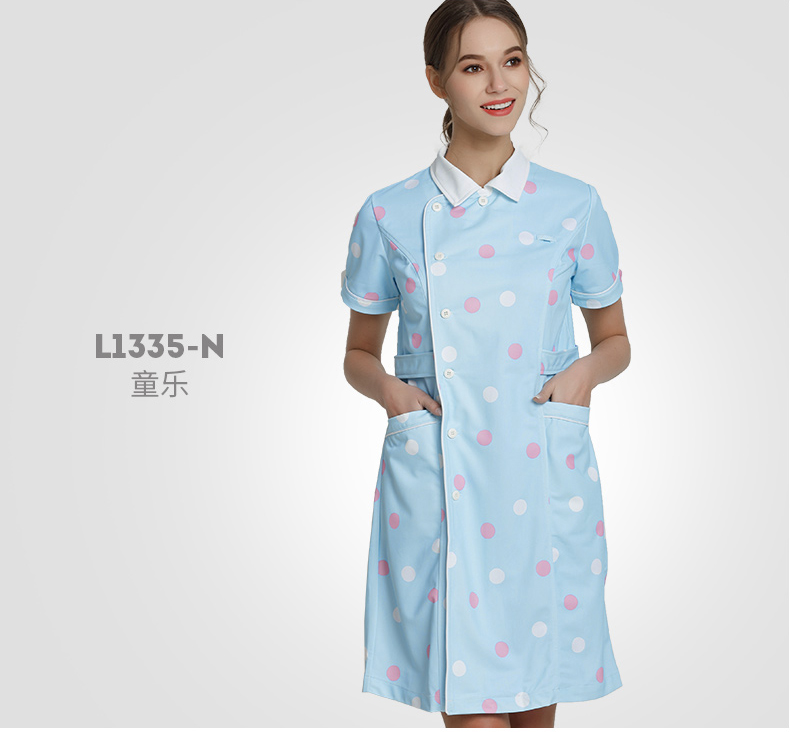 樂倍康L1335-N短袖護(hù)士裙圖片3