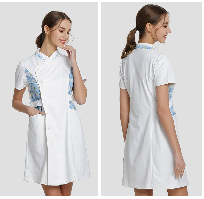 樂倍康NA125-N花雨短袖護(hù)士裙圖片