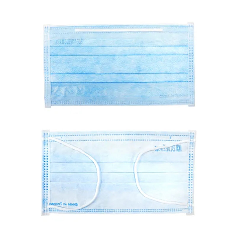藍(lán)鷹NP13藍(lán)色活性炭一次性口罩圖片2