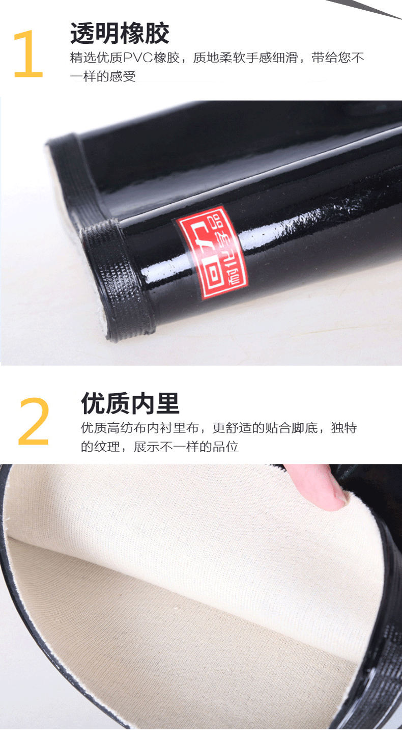 回力WG-66耐酸防化中筒雨靴圖片3