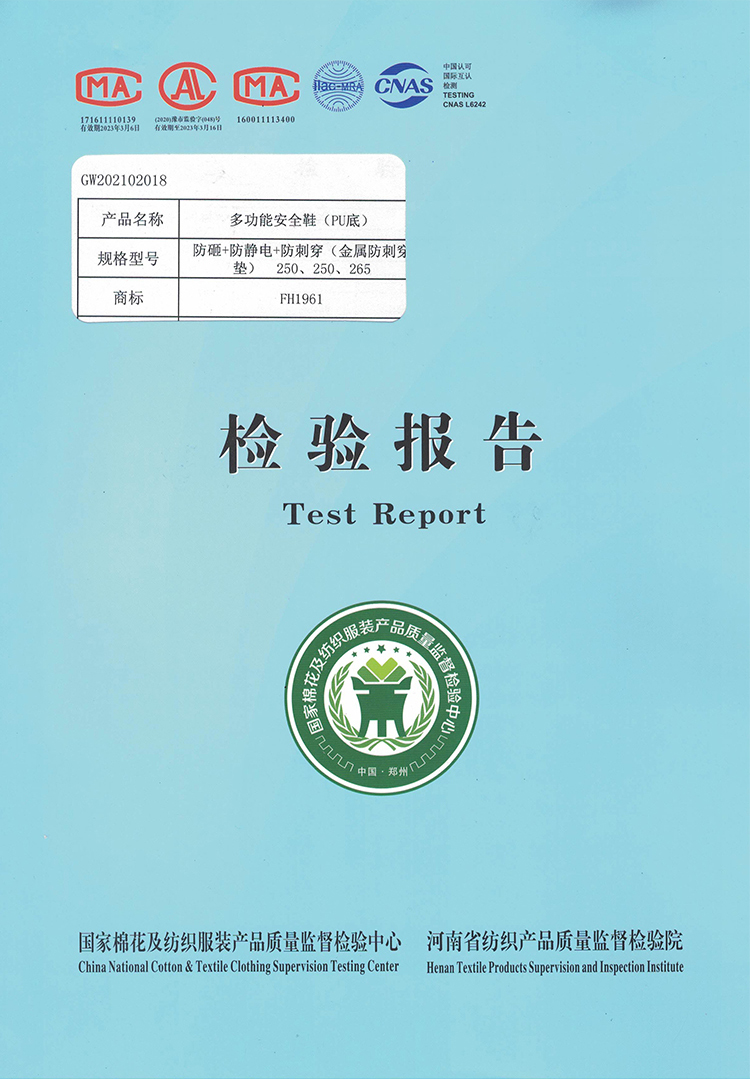 飛鶴FH-D-0101防砸防刺穿安全鞋5