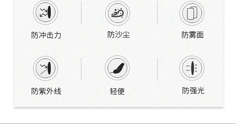 3M10434中國款流線型防護(hù)眼鏡2