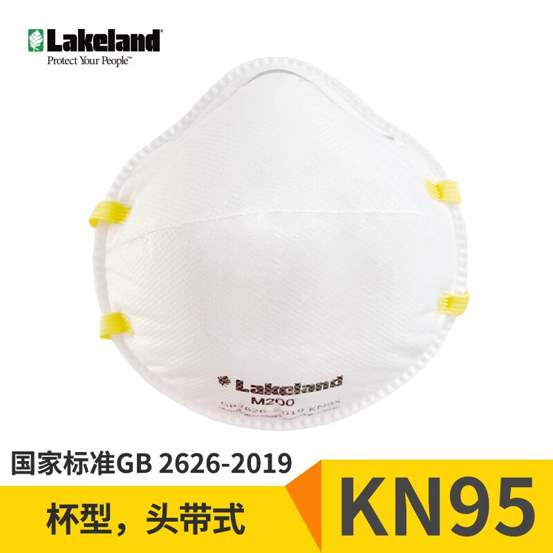 雷克蘭M200杯型頭戴式KN95防塵口罩圖片1