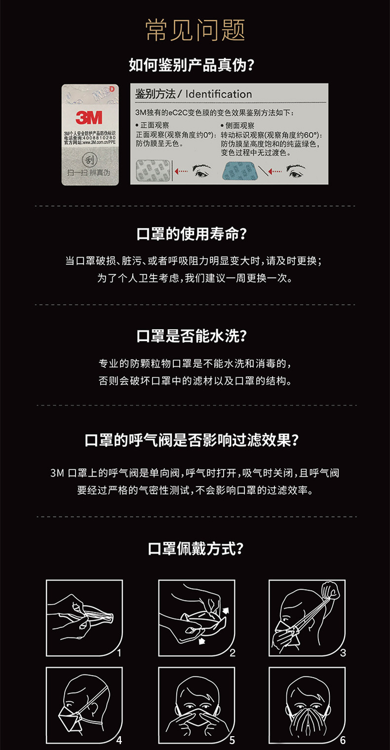 3M9334CV+ FFP3防塵口罩6