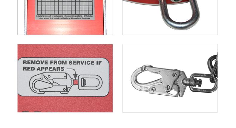 霍尼韋爾1004572C MightyLite防墜速差器制動器20米圖片6