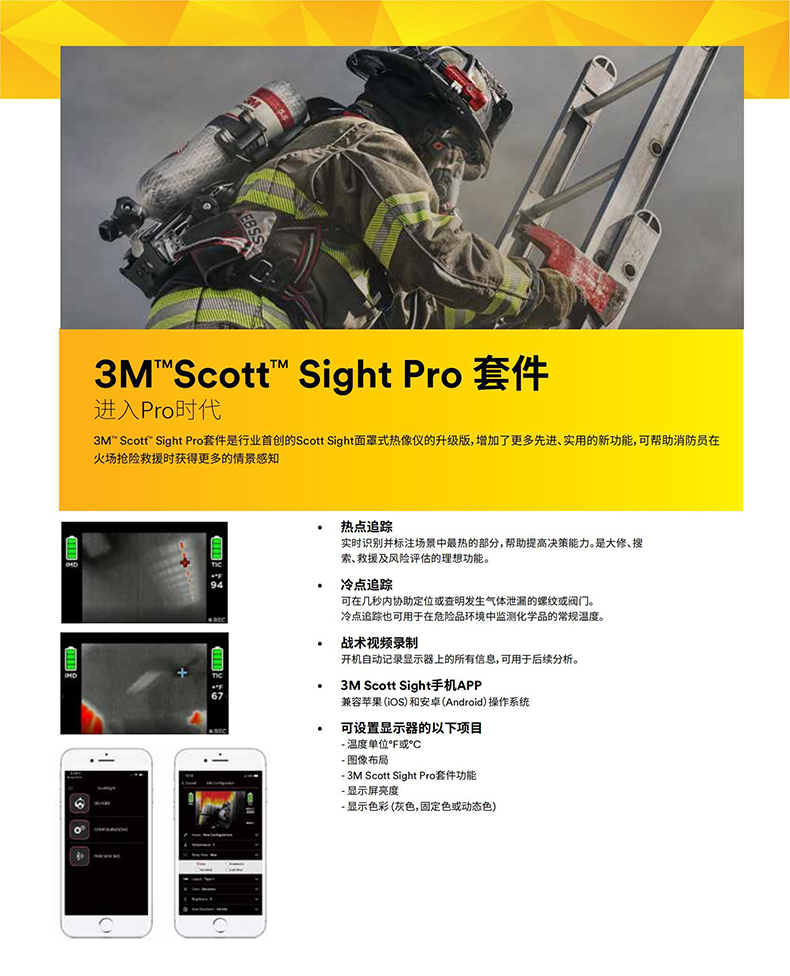 3M SCOTT SIGHT PRO免手持面罩式紅外熱像儀升級(jí)版3