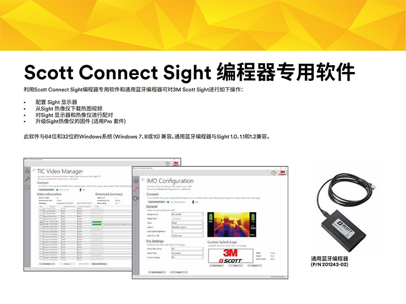 3M SCOTT SIGHT PRO免手持面罩式紅外熱像儀升級(jí)版4