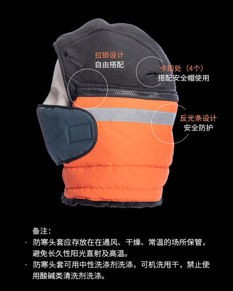 賽銳SR-FH9003可適配安全帽防寒頭套4