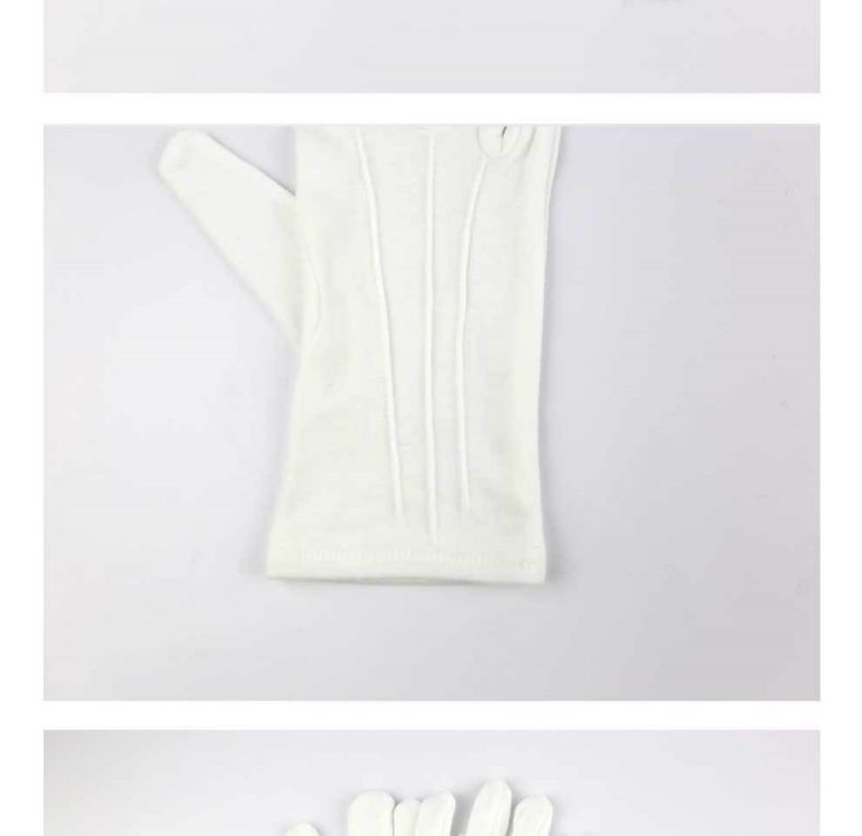 漢盾HD-GP5504滌棉背三筋禮儀勞保手套10