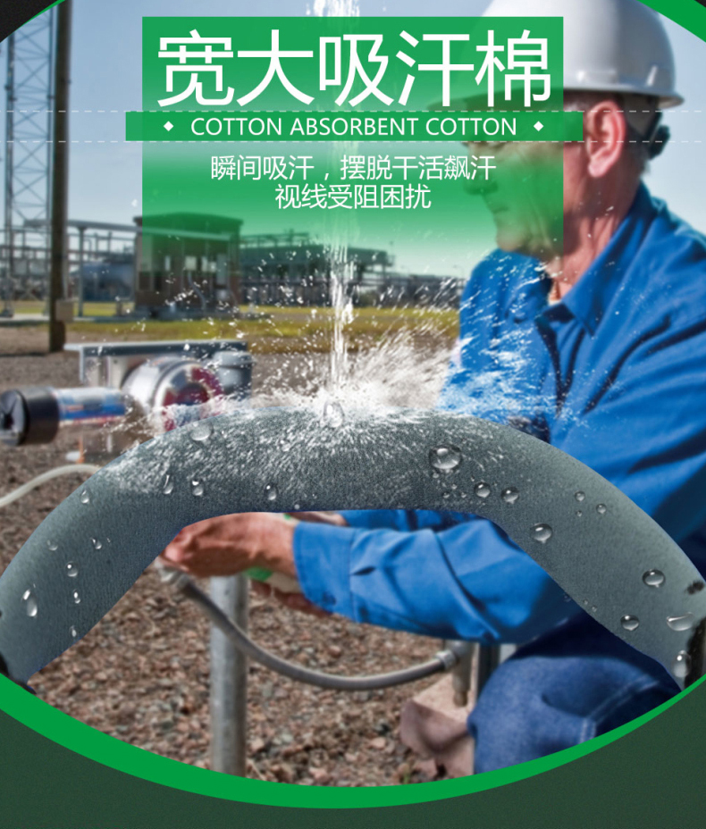 梅思安10167222-L白色帶孔豪華型ABS安全帽10